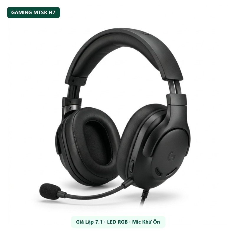 Tai nghe gaming MTSR H7 (âm thanh 7.1 ảo, LED RGB)