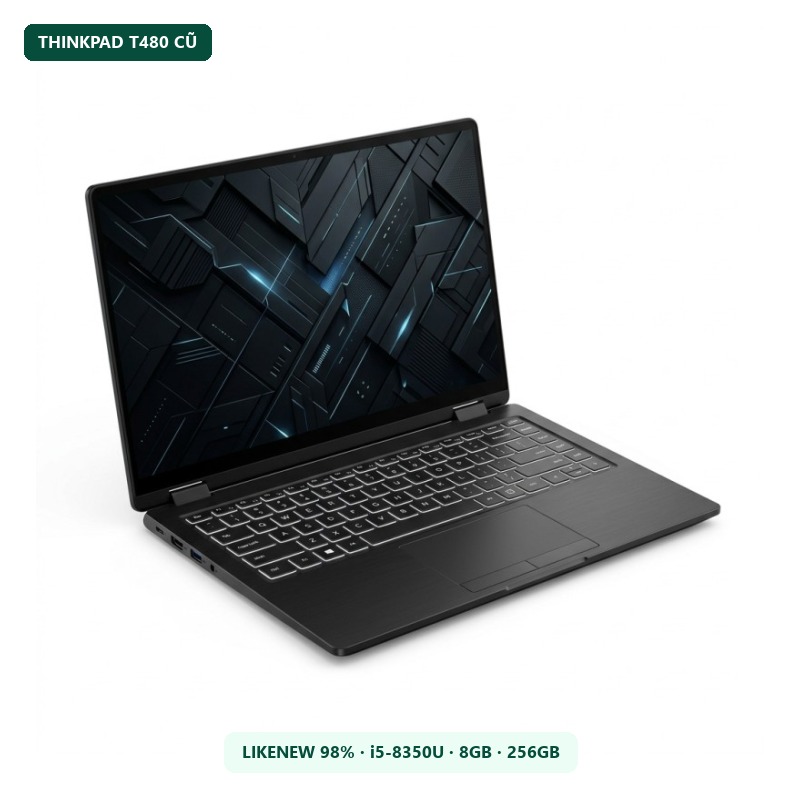 Laptop Lenovo ThinkPad T480 cũ (Core i5-8350U, 8GB, 256GB)