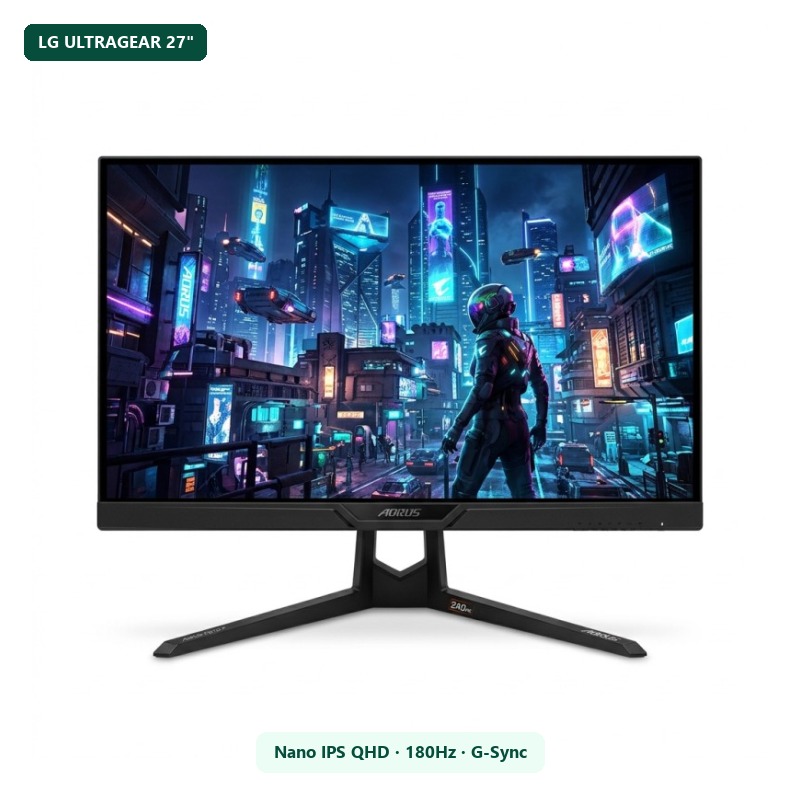Màn hình LG UltraGear 27 inch QHD 180Hz