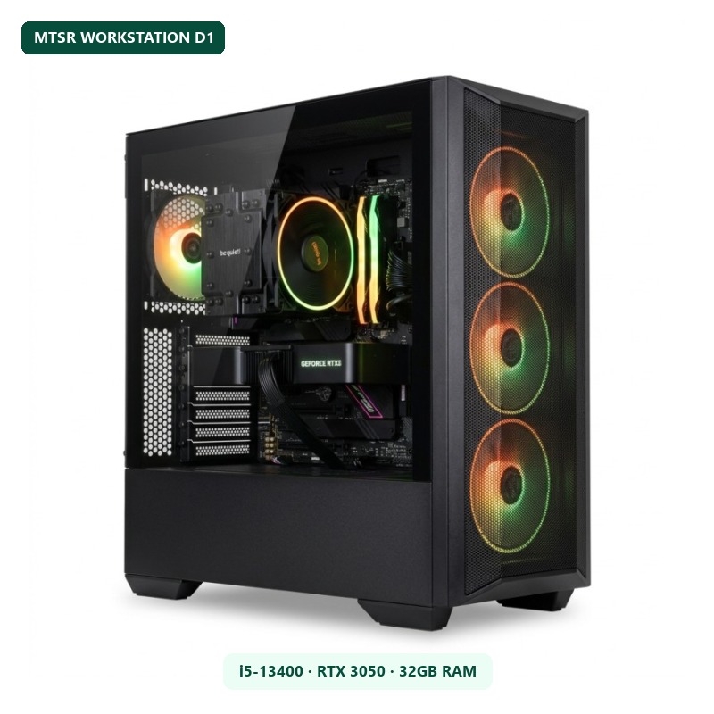 PC MTSR Đồ họa D1 (Core i5-13400, RTX 3050 6GB, 32GB, 1TB)