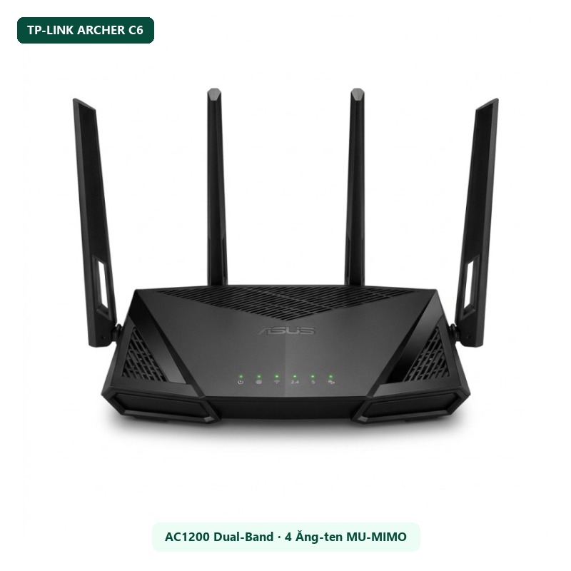 Router WiFi TP-Link Archer C6 (AC1200, 2 băng tần)